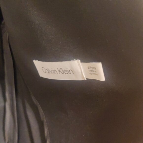 Calvin Klein S athletic slim fit casual blazer black stretch tech unlined soft - Picture 5 of 13